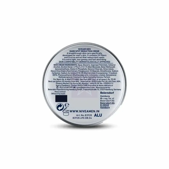 Nivea Men Dark Spot Reduction Creme