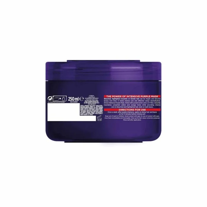 L'Oreal Elvive Colour Protect Intensive Purple Hair Mask - 250ml