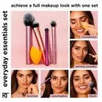 Real Techniques Everyday Essentials Brush Set – 5 Pieces