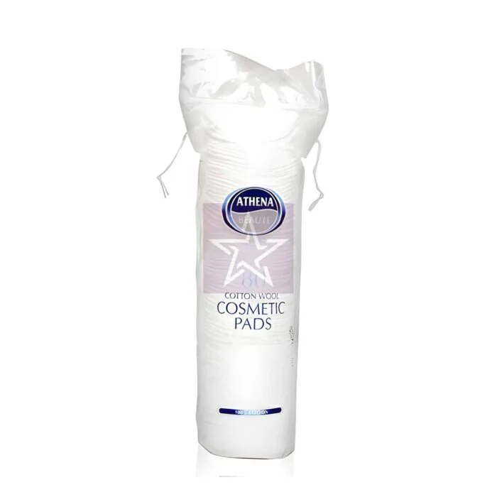 Athena Beaute Cotton Wool Cosmetic Pads - 80 Pcs, SKU: 505089509734