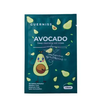 Guerniss Avocado Deep Cleansing Wet Wipes - 1 Sheet, SKU: 4892310199408