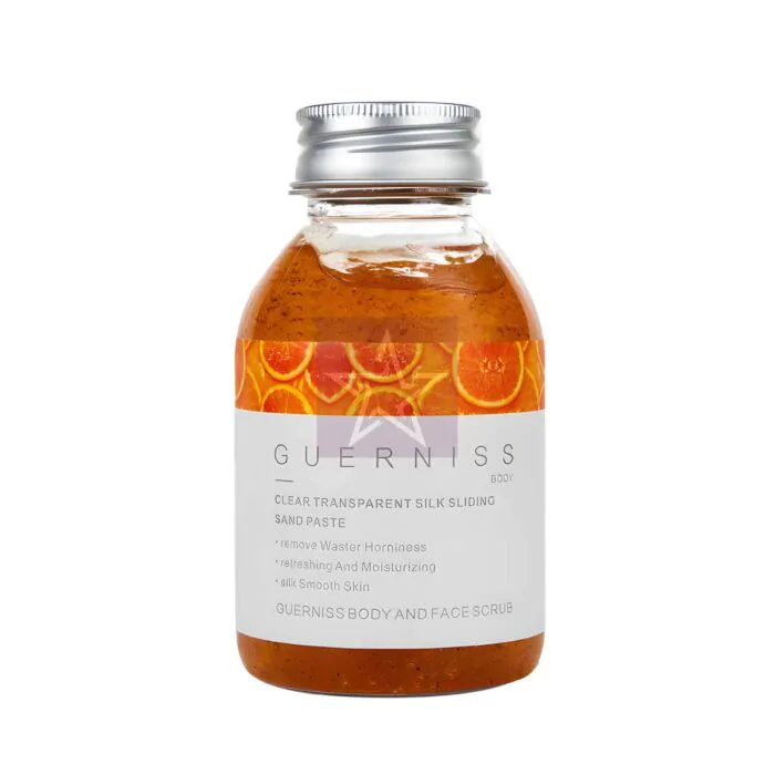 Guerniss Orange Body & Face Scrub - 200ml, SKU: 4892310199538