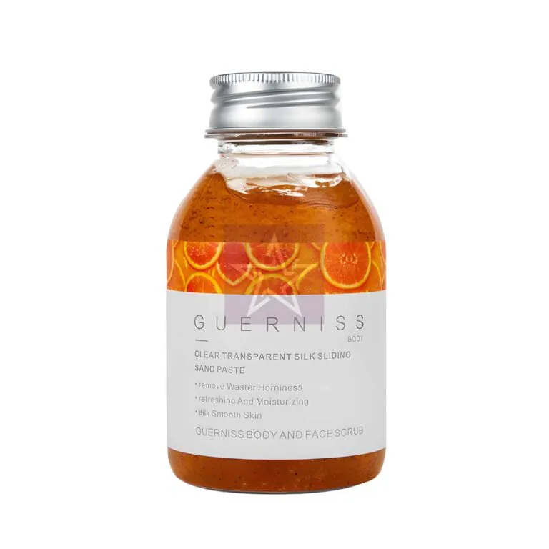 Guerniss Orange Body & Face Scrub - 200ml, SKU: 4892310199538