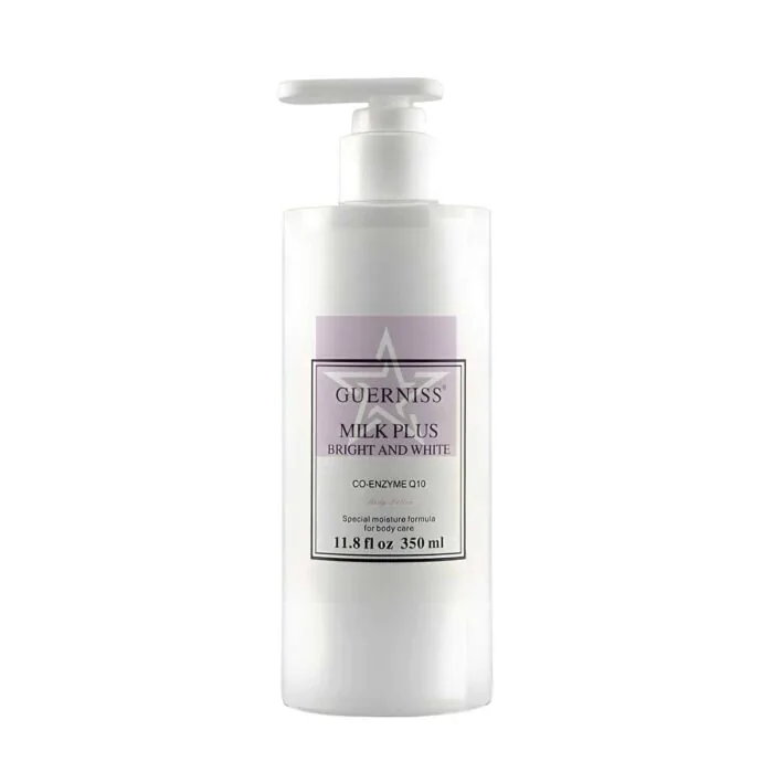 Guerniss Milk Plus Bright and White Body Lotion - 350ml, SKU: 4892310199170