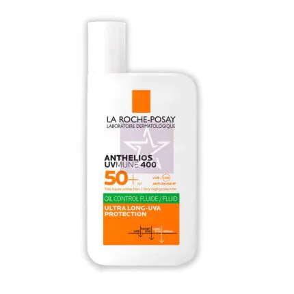 La Roche-Posay Anthelios UVmunne 400 Fluid Oil Control Invisible Sunscreen SPF50+ - 50ml/3337875847292