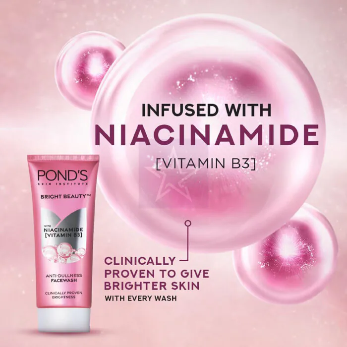 POND's Bright Beauty Anti-Dullness & Brightening Facewash With Niacinamide