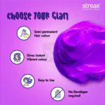 Streax Professional Hold And Play Funkey Colour - Crazy Violet