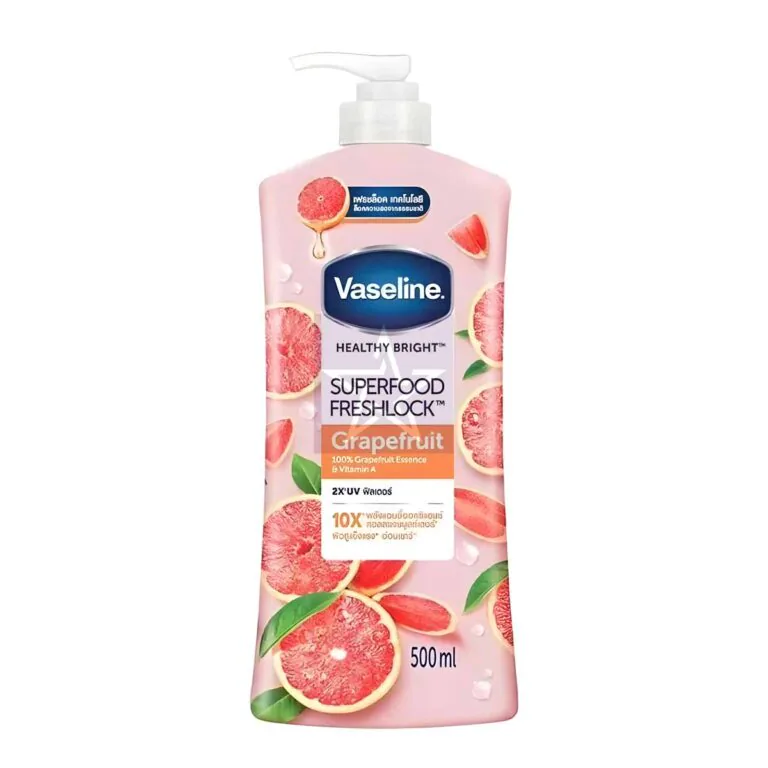 Vaseline Healthy Bright Super Food Fresh Lock Grapefruit Body Lotion – 500ml, SKU: 8851932443265