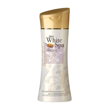 Mistine White Spa Gold Caviar UV White Body Lotion - 200ml, SKU: 8859178716105
