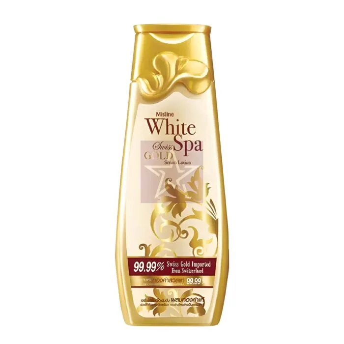 MIstine White Spa Swiss Gold Serum Lotion - 200ml, SKU: 8859178707530