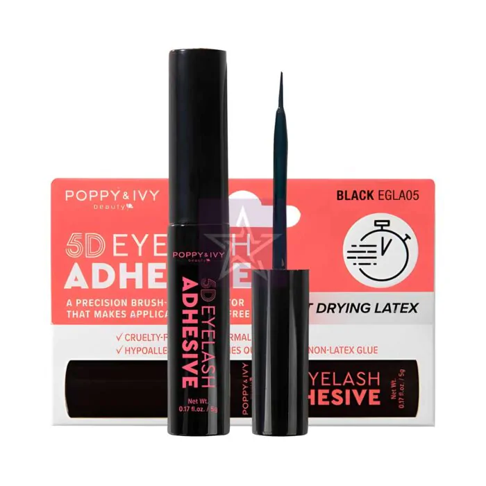 Absolute New York 3D Eyelash Glue Adhesive With Brush EGLA05 Black 5g