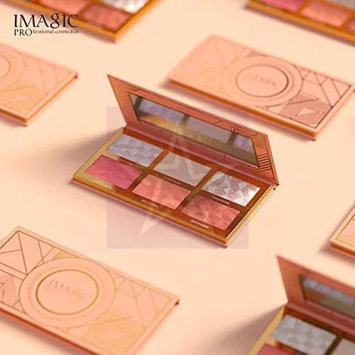 Imagic Professional Cosmetics New 6-color Hybrid HIGHLIGHT,BLUSH AND CONTOUR PALETTE