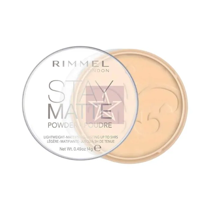 Rimmel Stay Matte Face Powder - 001 Transparent, SKU: 3607345064505